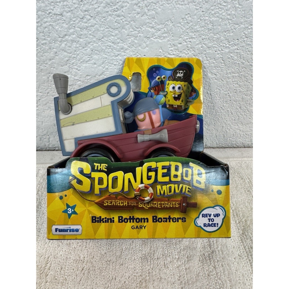 Funrise SpongeBob Movie Bikini Bottom Boaters Gary Boat Toy 73114 Nickelodeon